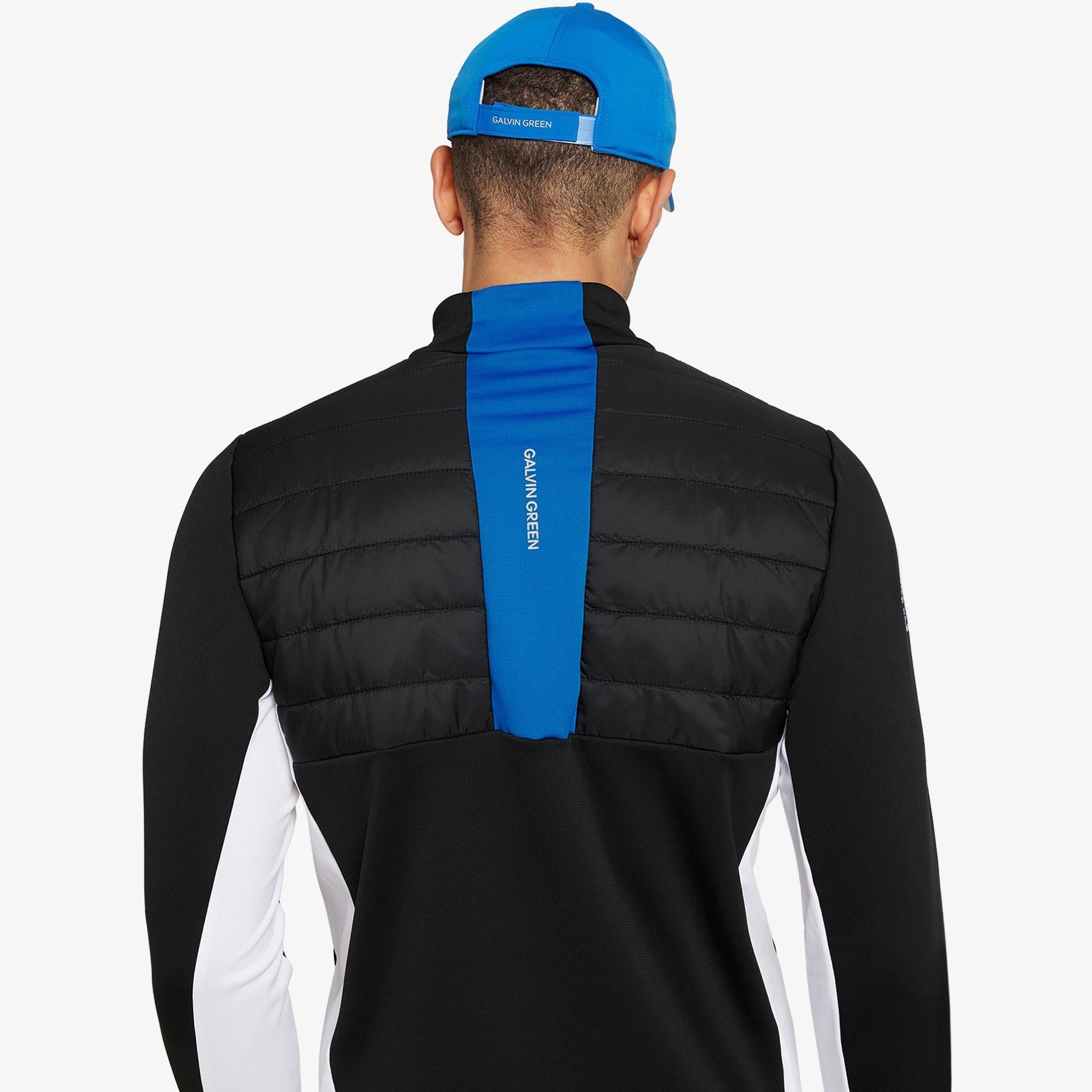 Galvin Green Dalton Insula Mens Golf Mid Layer Black/Royal Blue